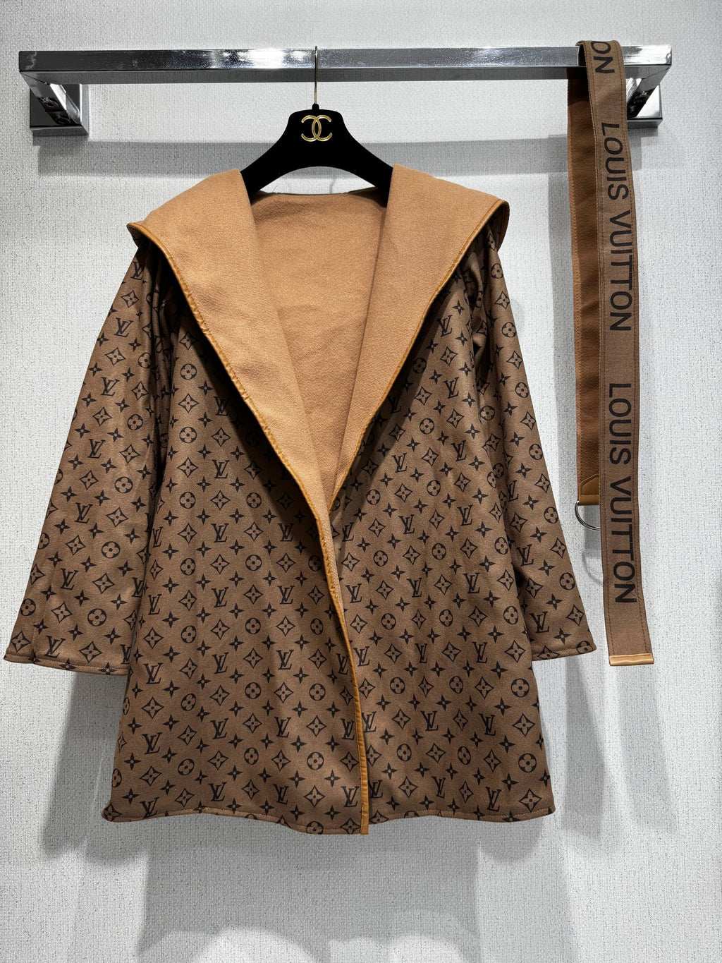 Hooded Wrap Coat