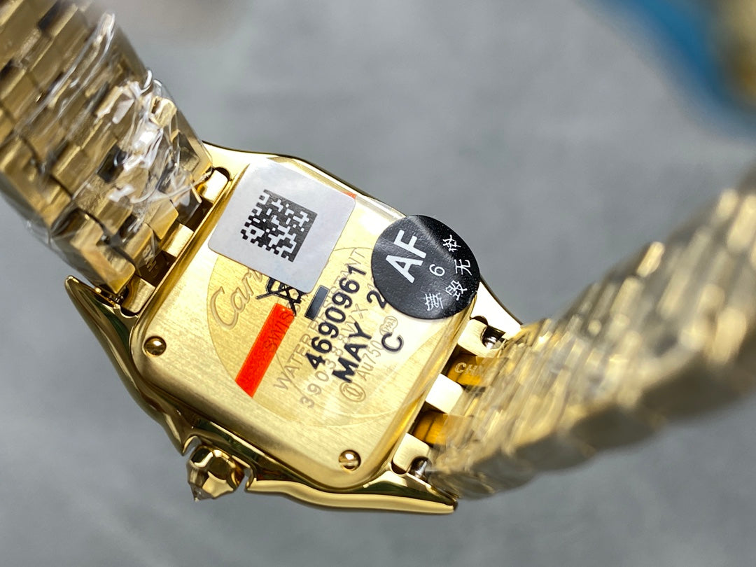 Panthère Gold-Tone Stone Bezel Watch – 22mm