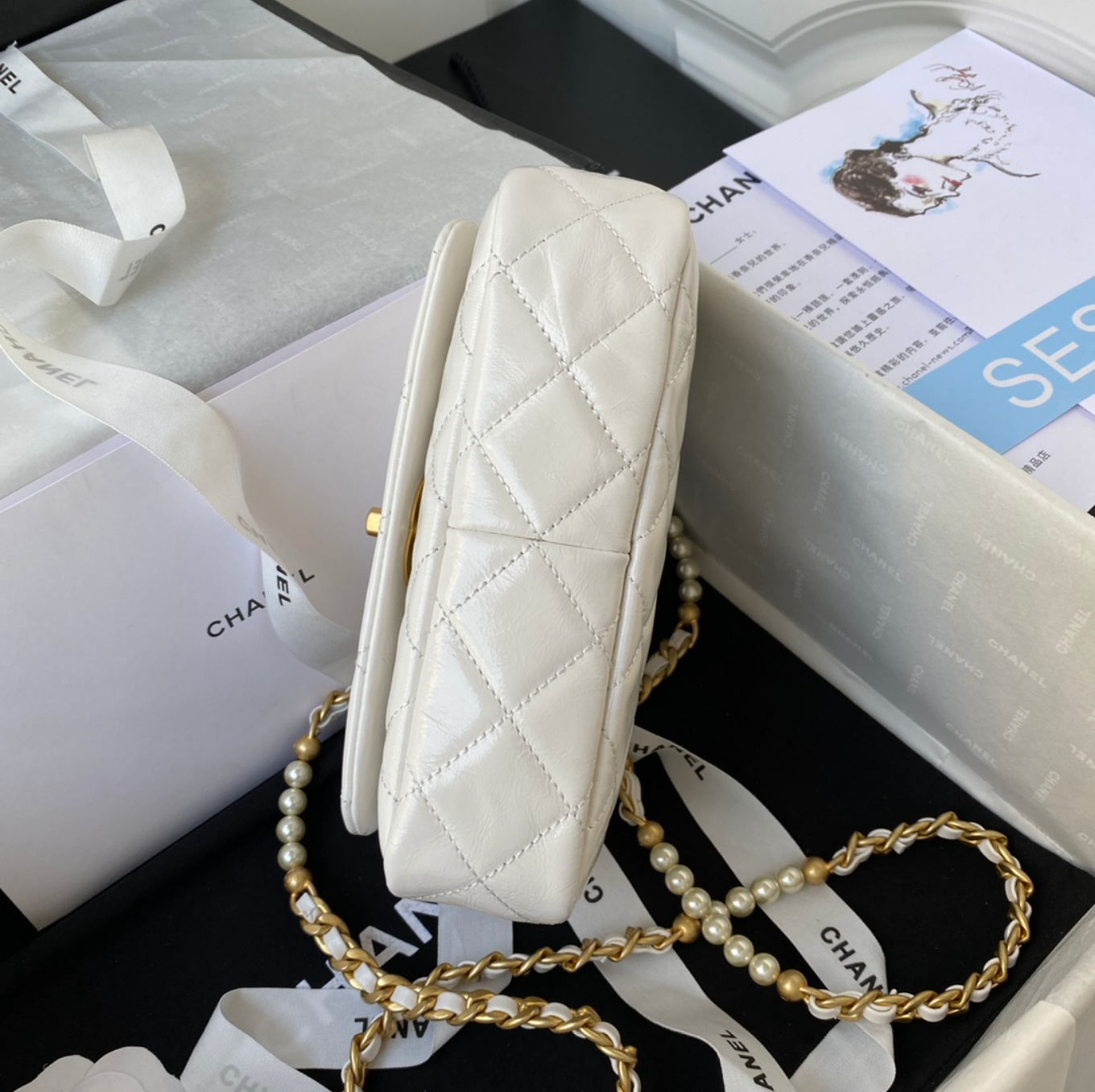 Mini Pearl Strap Bag