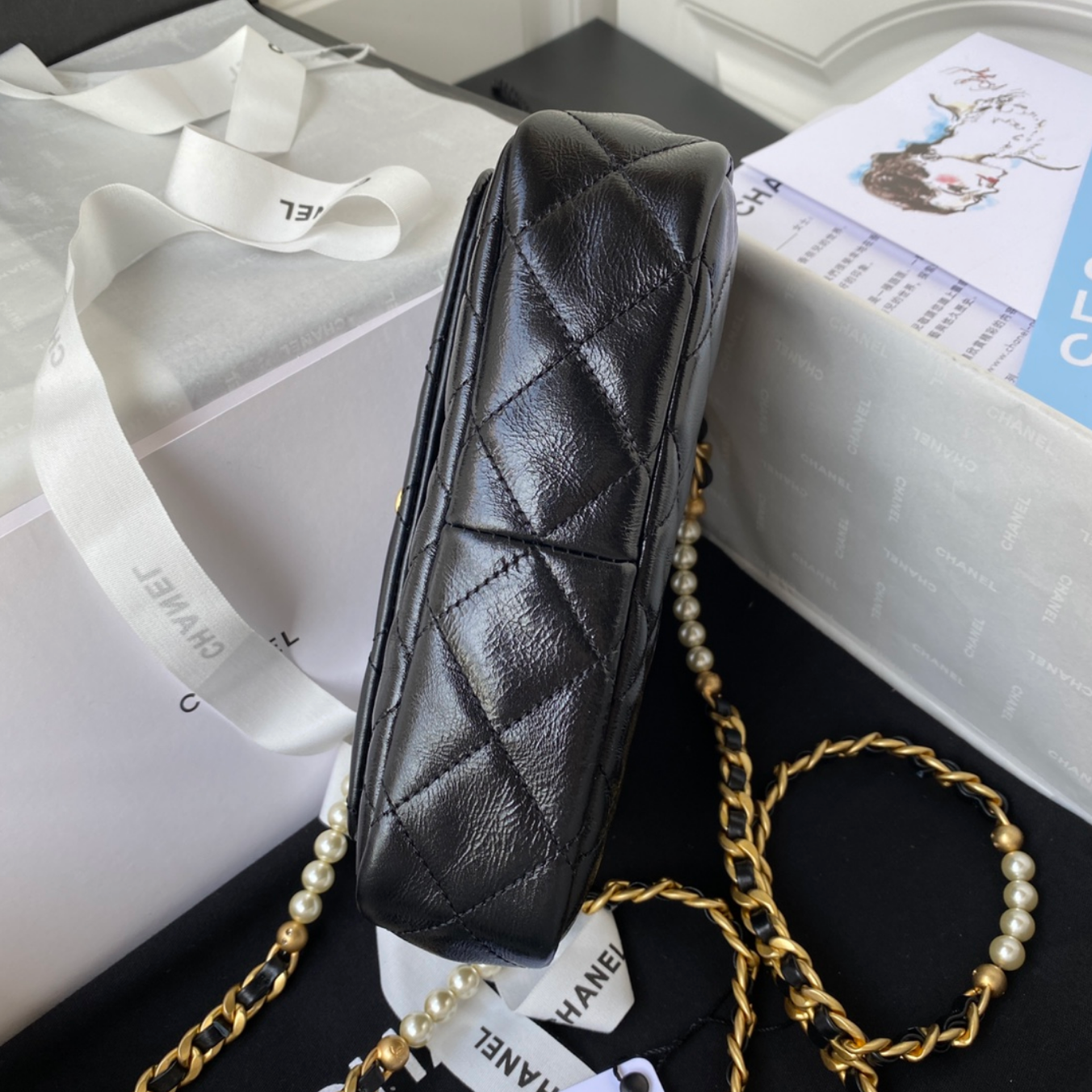 Mini Pearl Strap Bag