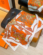 Bouquets Sellier Silk Scarf