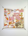 Comic Panel Silk Scarf 90