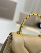 Serpenti Calfskin Leather Top Handle Bag