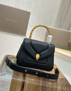Serpenti Calfskin Leather Top Handle Bag