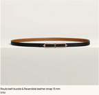 Roulis Belt Buckle & Reversible Leather Strap 13 mm