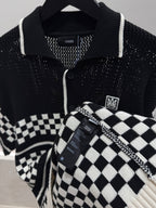 Checkered Mesh Shirt