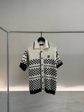 Checkered Mesh Shirt