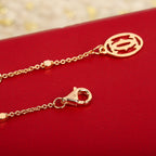 Clash Style Gold-Tone Rivet Necklace