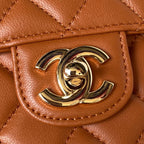 Diamond Handle Flap Bag