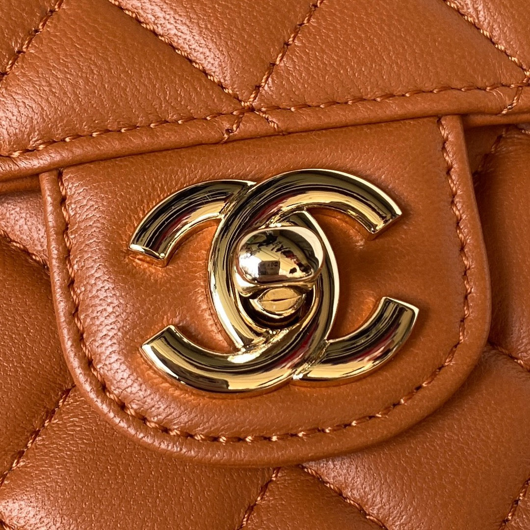 Diamond Handle Flap Bag
