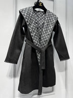 Hooded Wrap Coat