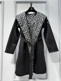 Hooded Wrap Coat