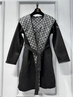 Hooded Wrap Coat