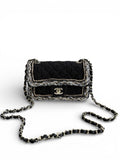 25 Tweed Flap Shoulder Bag