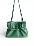 Soft Lambskin Leather Cloud Shoulder Bag