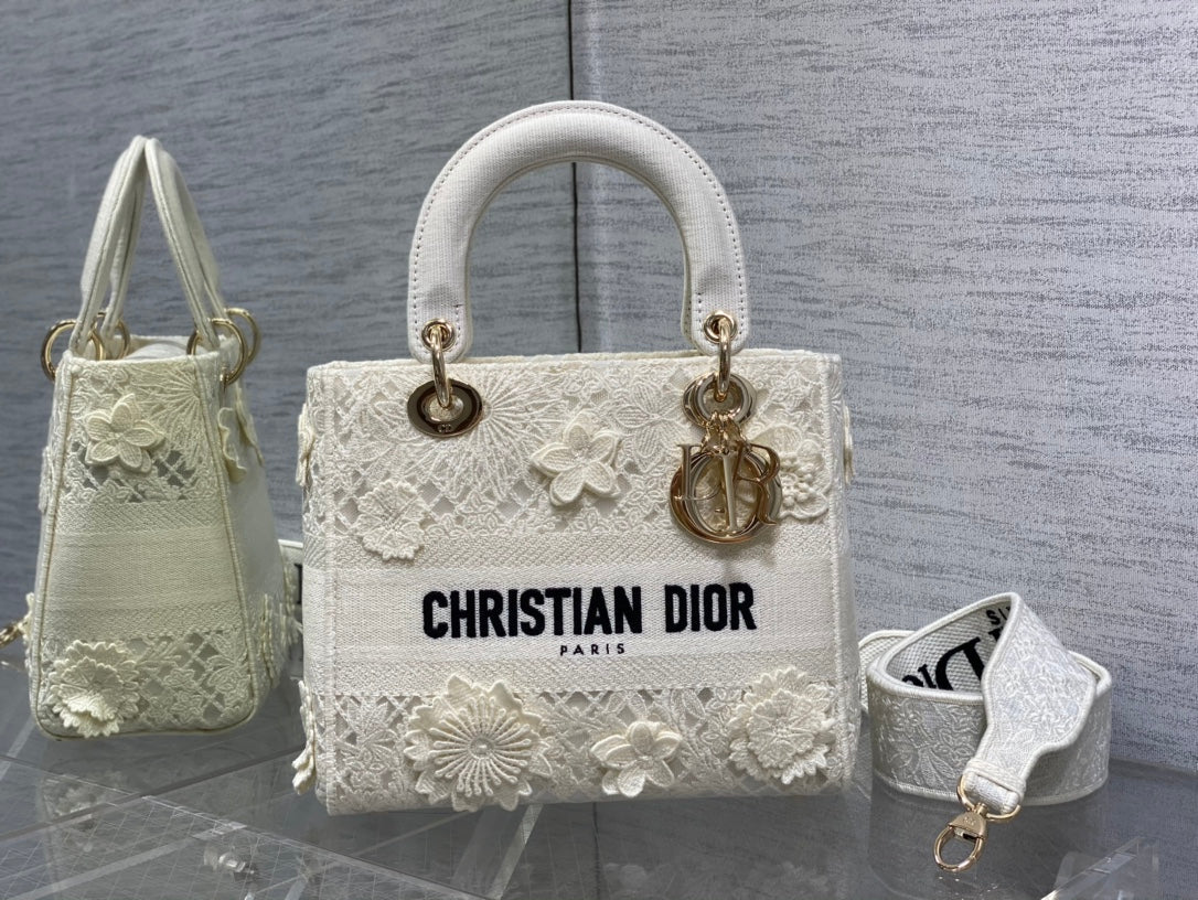 Embroidered Canvas Tote Bag