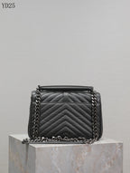 Quilted Leather Collage Bag