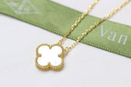 Alhambra White Mother of Pearl Clover Necklace