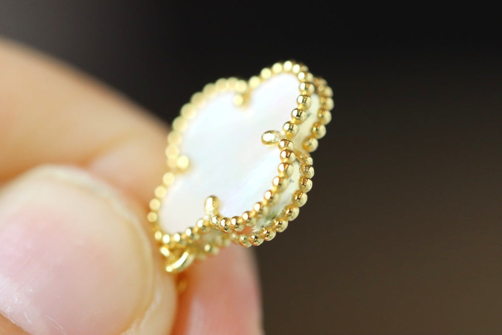 Alhambra White Mother of Pearl Clover Necklace