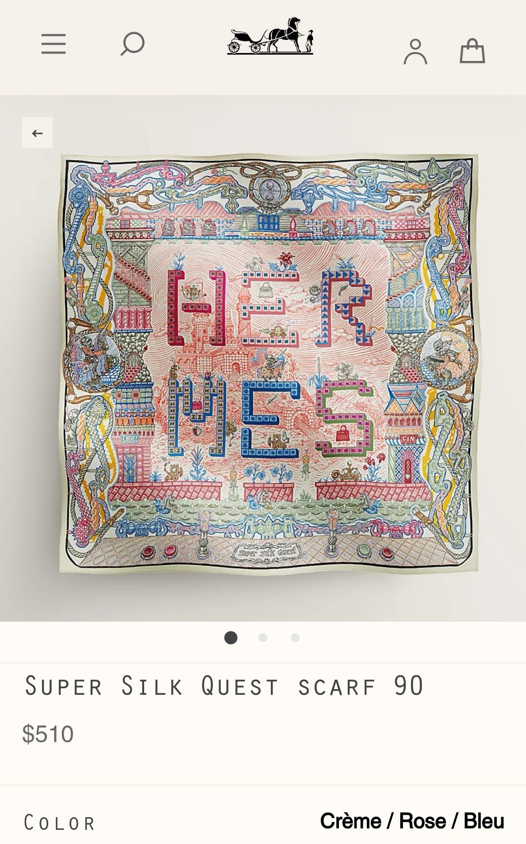 Super Silk Quest Scarf 90