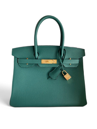 Birkin Togo Leather – Vert Vertigo with Gold Hardware