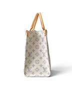 SWORD LUXURY Louis Vuitton OnTheGo MM çanta, çok renkli monogram kanvas ve deri sap detaylı, modern ve şık tasarım.