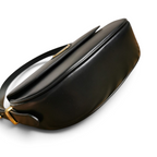 Moon Leather Shoulder Bag - Black - View 8