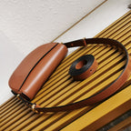 Moon Leather Shoulder Bag - Caramel - View 4