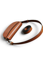 Moon Leather Shoulder Bag - Caramel - View 4