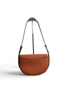 Moon Leather Shoulder Bag - Caramel - View 5