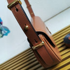 Moon Leather Shoulder Bag - Caramel - View 8