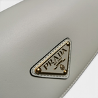 Moon Leather Shoulder Bag - White - View 6