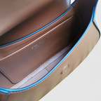 Moon Leather Flap Shoulder Bag - Caramel - View 8