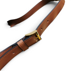 Moon Leather Flap Shoulder Bag - Caramel - View 7