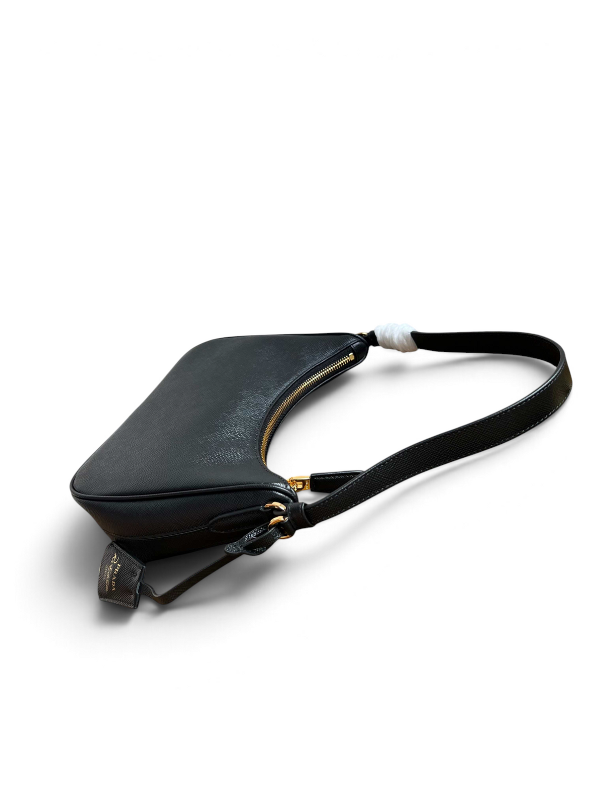 Re-Edition 2005 Saffiano Leather Mini Bag - Black - View 4