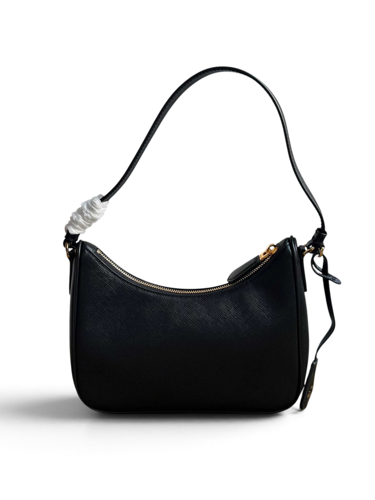 Re-Edition 2005 Saffiano Leather Mini Bag - Black - View 6