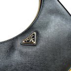 Re-Edition 2005 Saffiano Leather Mini Bag - Black - View 7