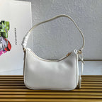 Re-Edition 2005 Saffiano Leather Mini Bag - White - View 5