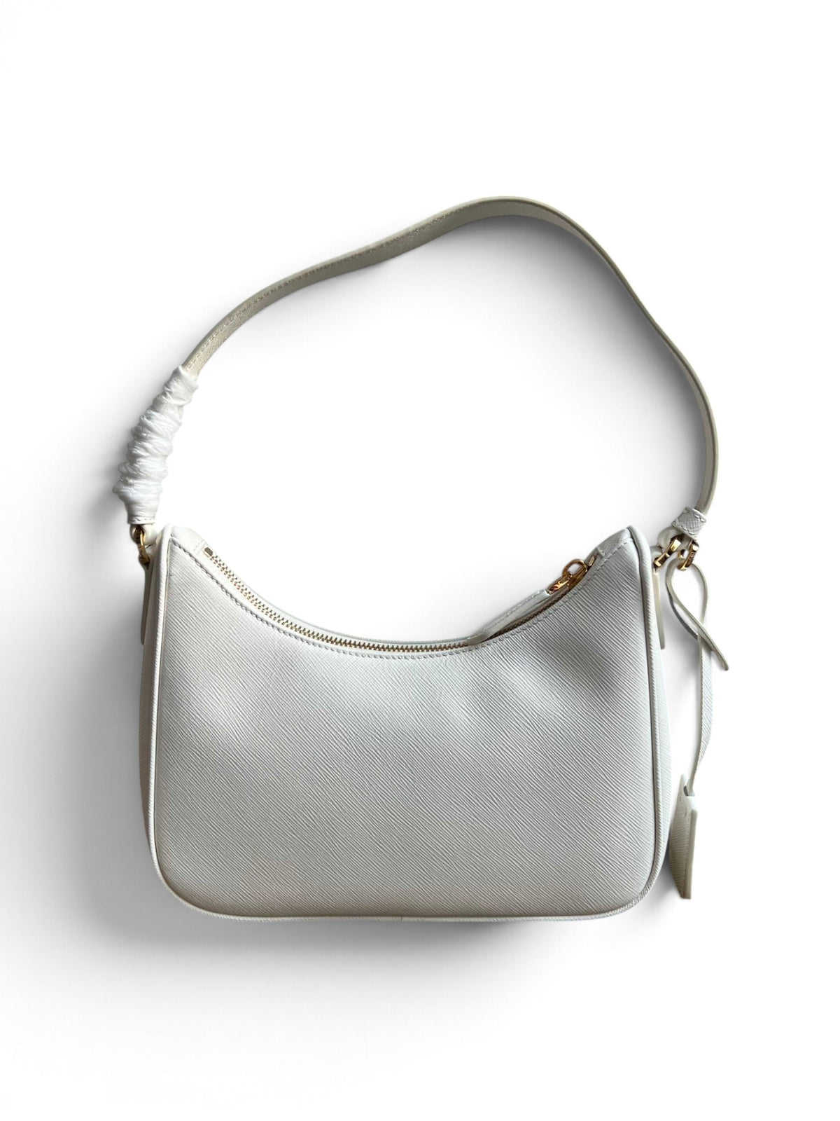 Re-Edition 2005 Saffiano Leather Mini Bag - White - View 5