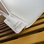 Re-Edition 2005 Saffiano Leather Mini Bag - White - View 7