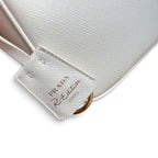 Re-Edition 2005 Saffiano Leather Mini Bag - White - View 7