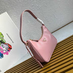 Re-Edition 2005 Saffiano Leather Mini Bag - Pink - View 2