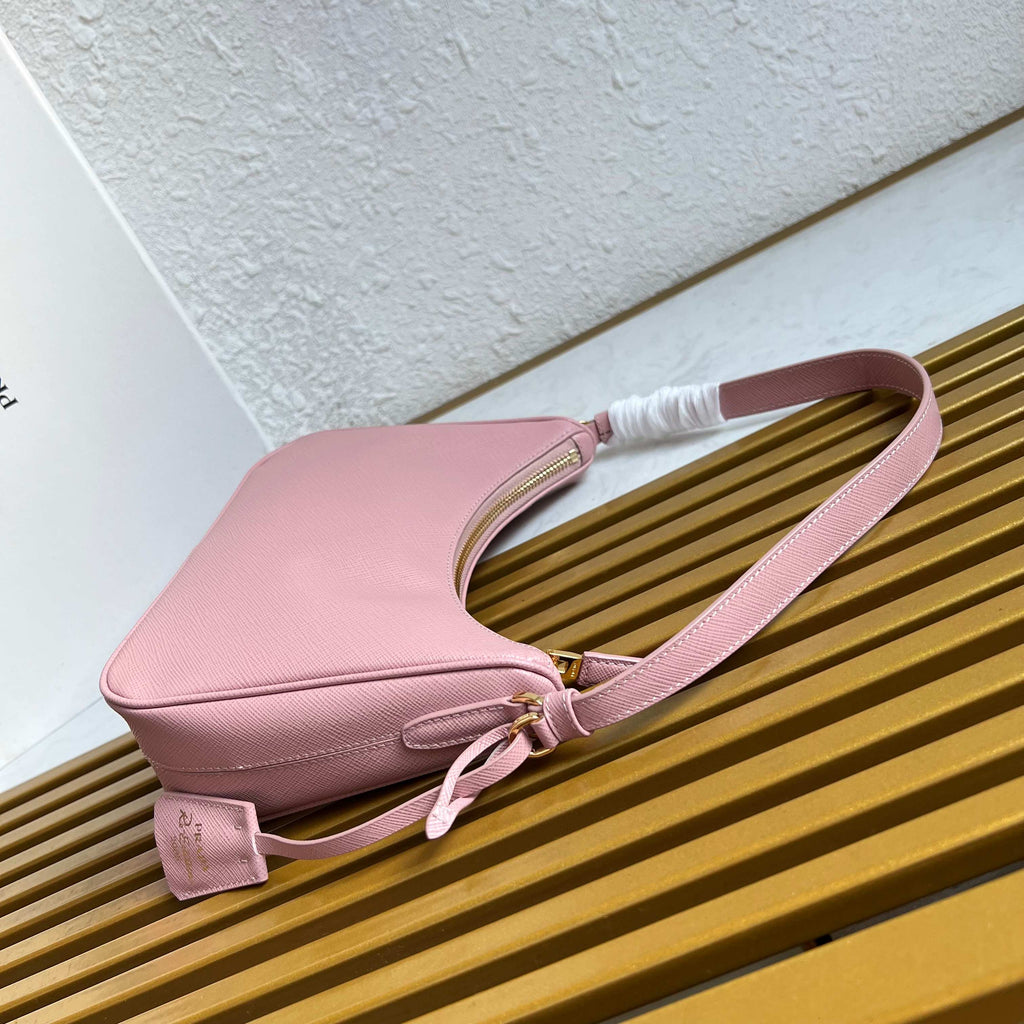 Re-Edition 2005 Saffiano Leather Mini Bag - Pink - View 4