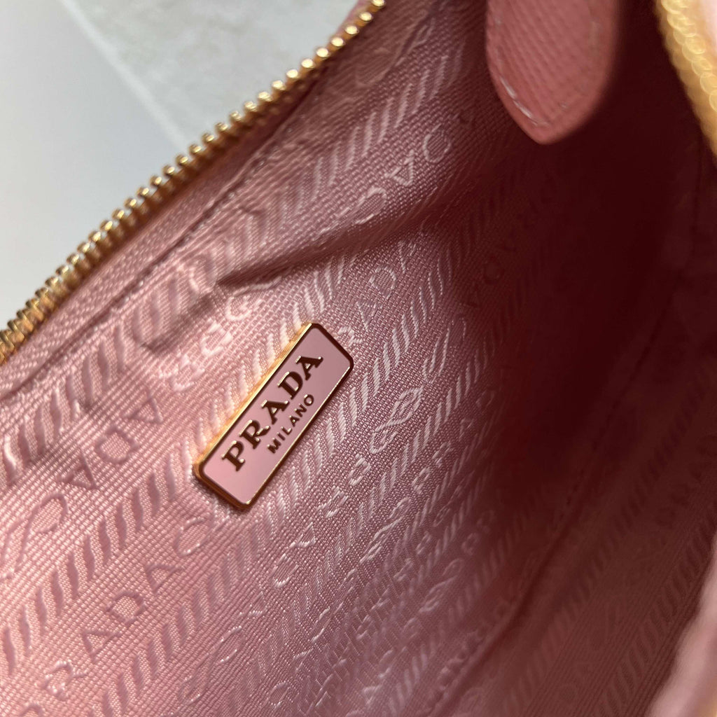 Re-Edition 2005 Saffiano Leather Mini Bag - Pink - View 9