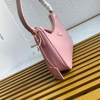 Re-Edition 2005 Saffiano Leather Mini Bag - Pink - View 7