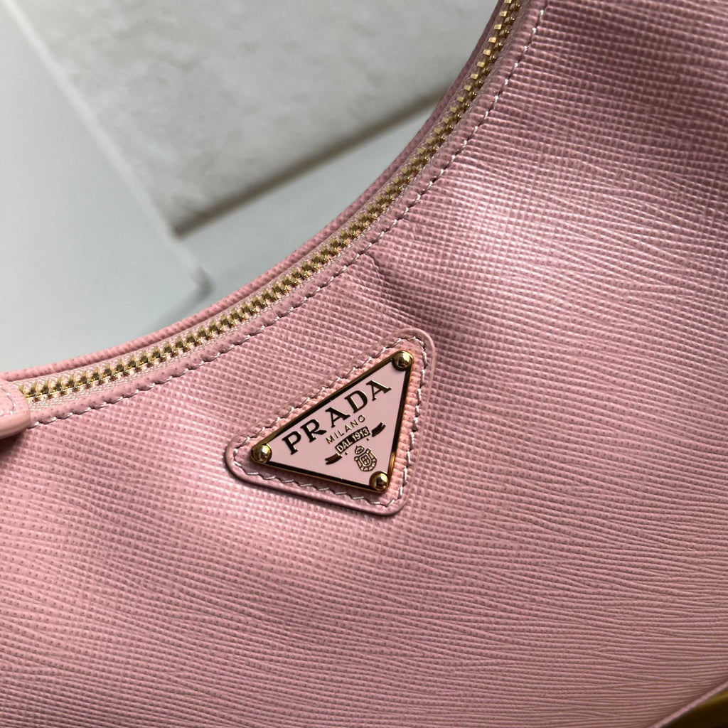 Re-Edition 2005 Saffiano Leather Mini Bag - Pink - View 6