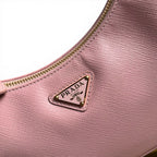 Re-Edition 2005 Saffiano Leather Mini Bag - Pink - View 6