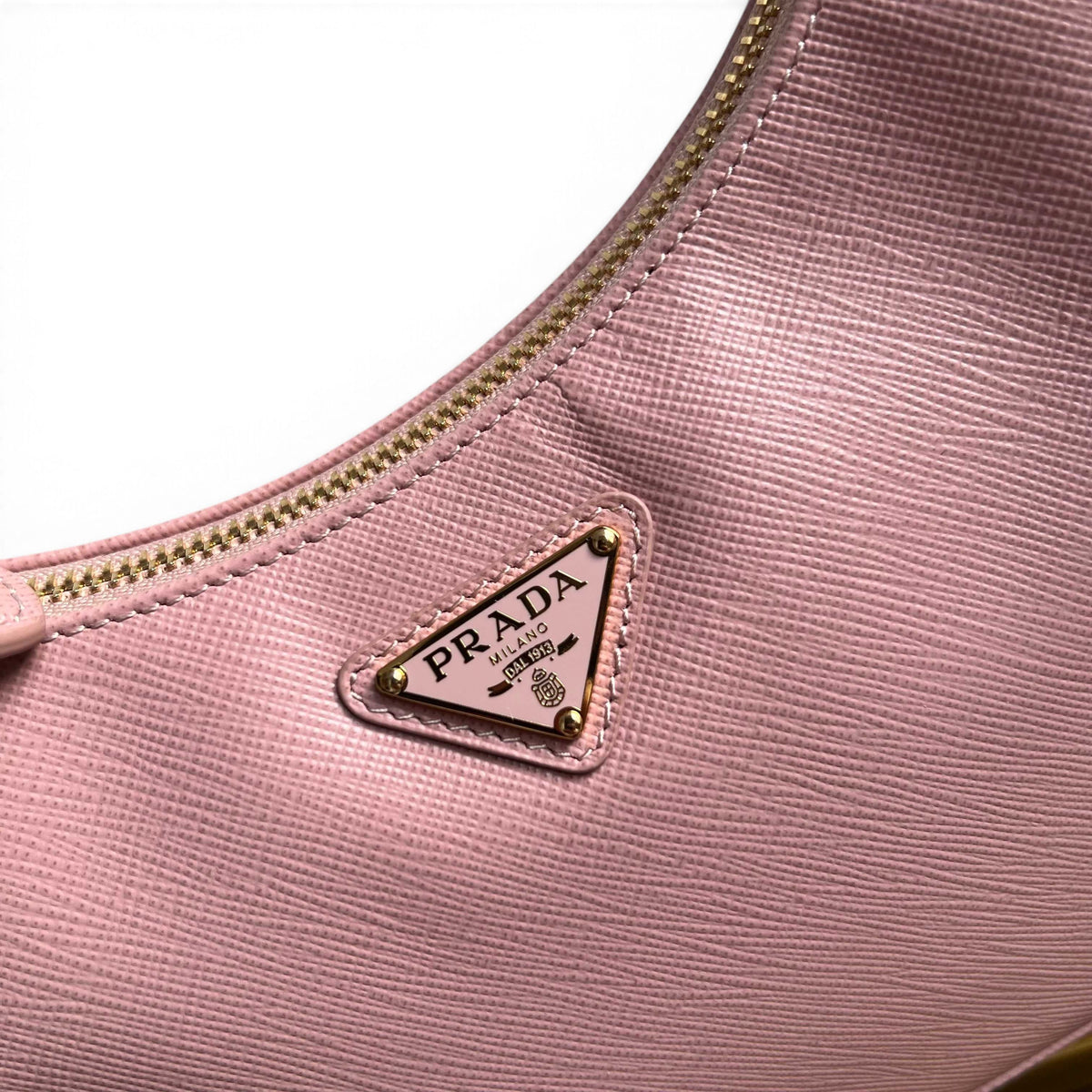 Re-Edition 2005 Saffiano Leather Mini Bag - Pink - View 6
