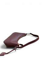 Re-Edition 2005 Saffiano Leather Mini Bag - Burgundy - View 4