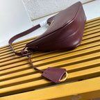 Re-Edition 2005 Saffiano Leather Mini Bag - Burgundy - View 7